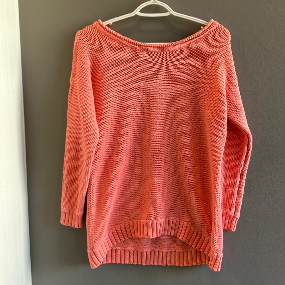 Fever Women’s Pink Sweater Size Large